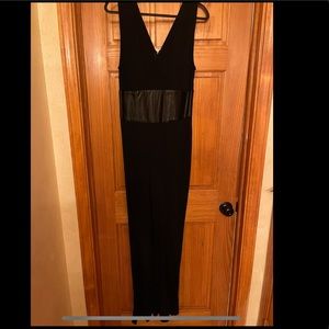Bebe black jumpsuit.
